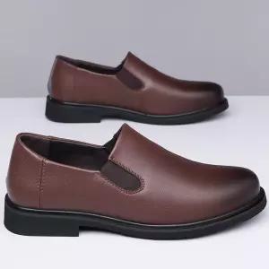 솔저스2 남자 워킹화 비즈니스 패션 바닥 고무줄 편안한 정장 캐주얼 신사화 OPH5