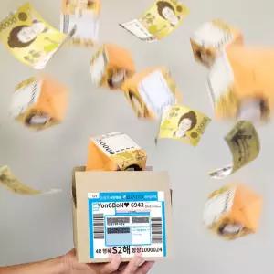 택배 용돈 박스선물 상자