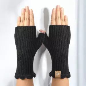 게더릭 골지 니트 핸드워머 (블랙)따뜻한암 겨울팔토시 토시 손목 워머 따듯한