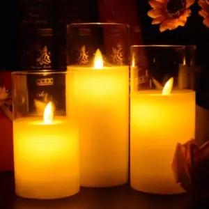 LED 촛불 양초 티라이트 조명 초 캔들 3종세트LED 행사용 파초 파용품 파장식 프로포즈 파티 방수 백일 기