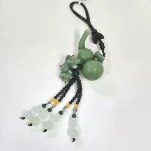 호리병 장식품 룸미러 차걸이 풍수 액막이 소품량 자동 큐빅 크리스탈 량장식 반짝이 블링 새선물