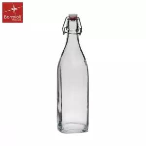 bns 보르미올리 사각 스윙유리병 1000ml 투명