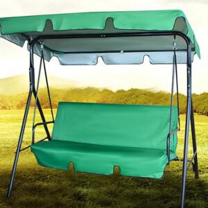 야외 파티오 스윙 탑 커버 의자 태양 캐노피 공원 비 대피소 홈 가든 방수 가구