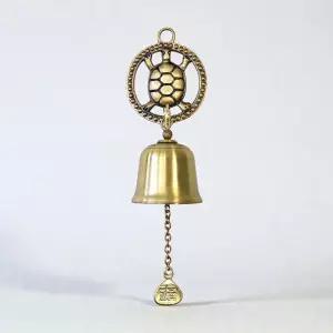 거북이 종 현관 인테리어 장식 복을 부르는 도어벨풍경 미니 자석문 가게오픈선물 무타공 부착형문 이문 에