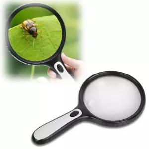 휴대용 LED돋보기 독서 노안 작업용 대형 조명 확대경LED LED 피부 고배율 어르신 용확대경 과학 책보는 원