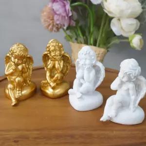 러브 아기 천사 2P (화이트 골드)인형 소품 장식품 엔테리어 집들이선물 인소품