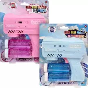 LED 터보 부스트 자동버블건 색상랜덤야외놀이 비눗방울 비누 비눗건 장난감