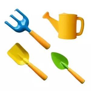 어린이 모래놀이 가드닝 소꿉세트 4종모레 놀이삽 정원가꾸기 도구 텃밭꾸미기 갈퀴 바닷가용품 나무심기