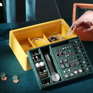 HND 벨벳 귀걸이 목걸이 반지 악세사리 주얼리 보관함 케이스 팔찌 쥬케이스 보석함