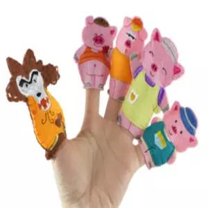 마음달빛 돼지삼형제 손인형 돼지인형