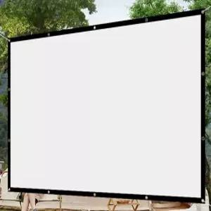대형 빔프로젝터 스크린천 캠핑 100인치 야외 화면