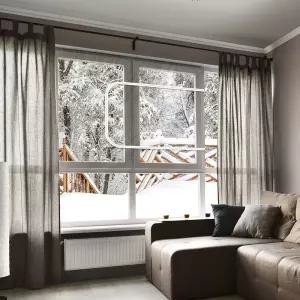 지퍼형 EVA 투명 방풍막 소 창문 바람막이 비닐커튼 보온 실내 방한 틈새막이