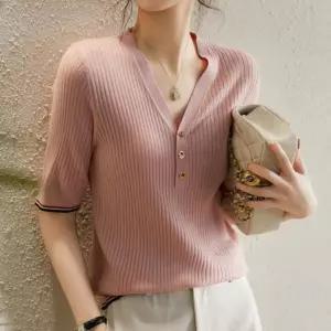 데이 뮤즈 니트V넥 V티 여자브이 브이 소프트 니트