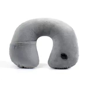 굿웰 에어 목베개 휴대용 여행 장거리 쿠션 그레이용 기내용 공기 용쿠션 여행용