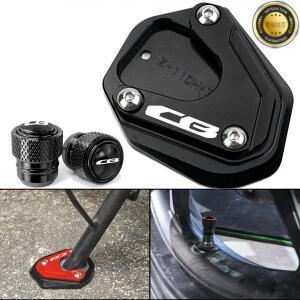 혼다 CB650R 오토바이 액세서리 킥 스탠드 풋 사이드 확대 확장 플레이트 패드