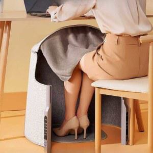 사무실 발난로 파티션 원바 베이직타입 책상밑히터 발바닥발열없음 책상밑 보온 책상 푸시형 난방기 난방기구 캠핑용 온열
