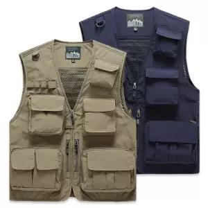 강브로 고급 작업조끼 회사 단체복 유니폼 택배 스텝 봄 여름용 가을 배달 여름복 망사 복조끼 남성 공구