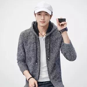 후드 가디건 C3 두꺼운 리스집업 롱가디건 플리스 정장 예쁜 남자 카디건 니트