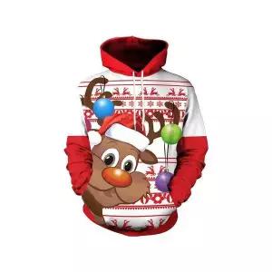 여자 티 후드 크리스마스 스웨터 추동 커플 원템3 사슴머리