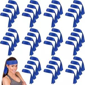 히붐 50개 헤드 타이 머리띠 남성 여성 닌자 가라테 스포츠 농구 테니스 러닝 운동용 스웨트밴드