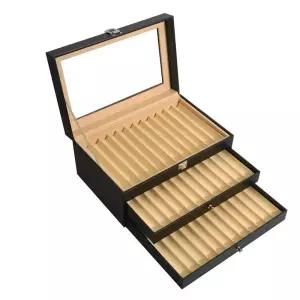 필기구 보관함 나무 호두나무 원목 정리함 우드 대용량 연필꽂이 펜꽂이 만년필 수납함 정리