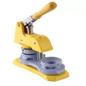 버튼 제작기 업소용 수동 버튼프레스 프레스 제조기 소모품 뱃지기계 프레스기 공압 메이커