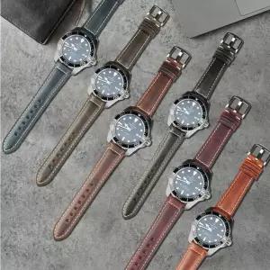 이시아르 암소가죽 시계줄 스트랩 22mm 블루밴드 스소 교체 가격 세탁 손질 밴드 줄스 시계