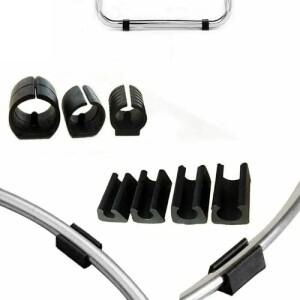 U자형 미끄럼 방지 플라스틱 바닥 글라이드 의자 다리 캡 발 패드 커버 10 개