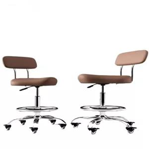 업소용 바의자 키다리 가죽 키높이의자 바 등받이 스툴 북유럽 고급 프론트 카페 에보니우드