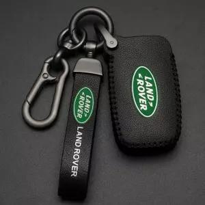 랜드로버 키링 호환 가죽 키 케이스 커버 홀더