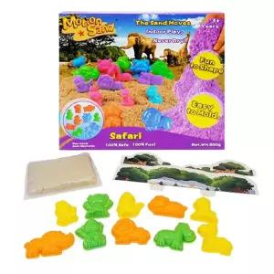 어린이 모래놀이 세트 사파리 1P 촉감 유아 완구 장난감 아기 흙놀이 도구 샌드 동물