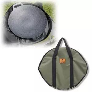 캠핑 대형 그리들가방 무쇠 주물 원형 고기판 불판 후라이팬 수납