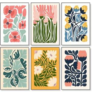 성인 초보자를 오일 6팩 캔버스에 쉬운 8X12인치에 DIY 키트별 아크릴 숫자 성인용 페인트 위한 페인팅 완벽합니다 데코