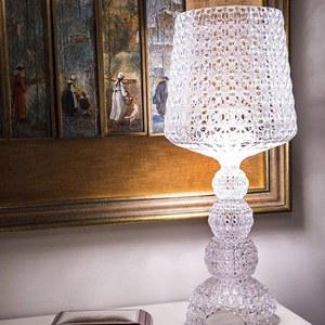 조명 테이블 단스탠드 탁상등 터치 장식 엣지 흰색 조명스탠드 크리스텔 터치스위치