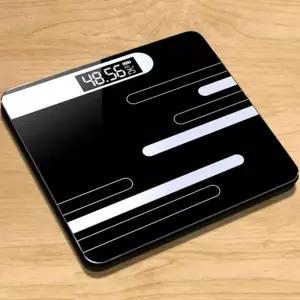 라인 디지털 체중계(블랙)몸무게 가정용 헬스장 무계측정 전자 인테리어 컬러 체중기 뭄저울