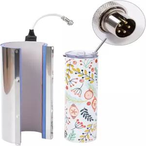 PYD Life 5 핀 커넥터 30 OZ 텀블러 머그컵 열 프레스 부착물 교체 발열체 V3.0 스키니 기계