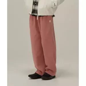 커버낫 COVERNAT 트리플리스 원턱 세미와이드핏 팬츠 더스티 핑크 CO2404PT12DK 310075
