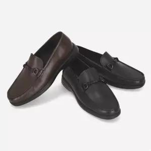 엘칸토 HC09 남성 초경량 쿠션 더비 로퍼 (블랙/브라운) LCMD80U613-4