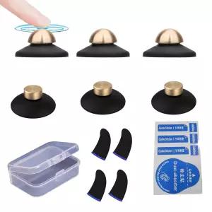 휴대폰 게임 조이스틱 키트 10개 태블릿용 터치 스크린 버튼 모바일 컨트롤러 6개 게임용 땀 방지 핑거