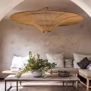 라탄등 전등갓 조명 천장 매장 감성 식탁 로프 북유럽