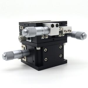 XYZ 축 LD60-LM 미세 조정 슬라이드 테이블, 수동 변위 플랫폼, 선형 스테이지 크로스 롤, 60mm