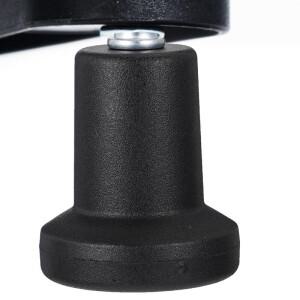 5개 플라스틱 금속 의자 캐스터 고정 충격 방지 미끄럼 발 패드 보호 바닥 카펫 사무실 가구