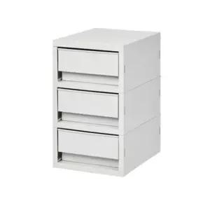 오피스 보관함 데스크정리 서랍정리 3단 수납함 미니수납함