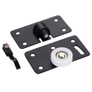 옷장 휠 러너 하드웨어 롤러 키트, 도어 캐비닛 나일론 풀리 슬라이딩 행잉