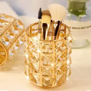 브러쉬보관 골드 브러쉬 촬영소품 꽂이 화장품정리 브러쉬거치대