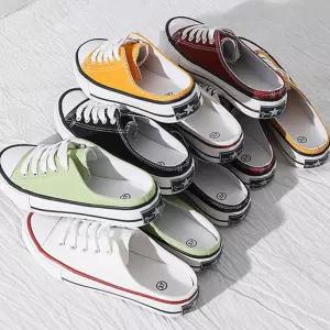 운동화슬리퍼 여자뮬 여자슬립온 슬립온 스니커즈 베이직