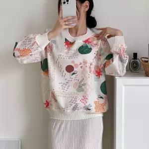 [신상오픈런]쉬폰맨투맨 시보리 블루종 비비드 화사한 긴팔블라우스 (30669064)