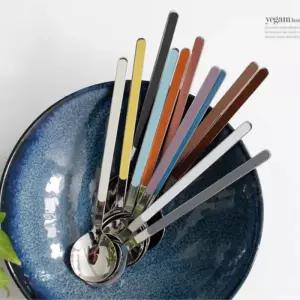 [마이모노샵][마이모노샵] 세라믹코팅 비비드컬러 스텐 심플 주방 소품 수저세트 스푼 (17308771)