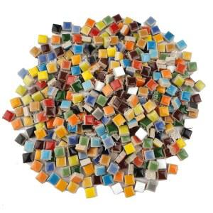 라니야니 784 모자이크 작은 유리 조각의 모자이크용 조각 사각형 도자기 화려한 세라믹 시트 타일