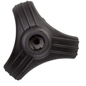 툴리메드 - 삼각대 지팡이 팁, 3/4인치 고무 안정성, 안전성, 편안함 및 편의성을 위한 이동성 보조 | 보행 지팡이를 소형 독립형 부착물